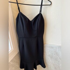 Cute. Simple. Black cocktail dress.